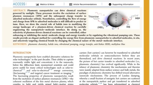 Interface-Dependent_Selectivity_in_PlasmonDriven_Chemical_Reactions_first_page
