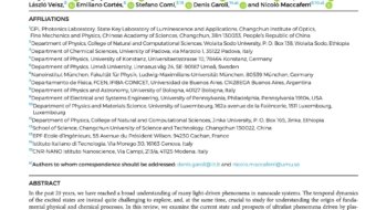 Ultrafast Plasmonics Review -Cover